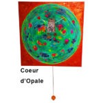 Horloge murale contemporaine modèle Cœur d'Opale en inox brossé - Manufacture Vuillemin.